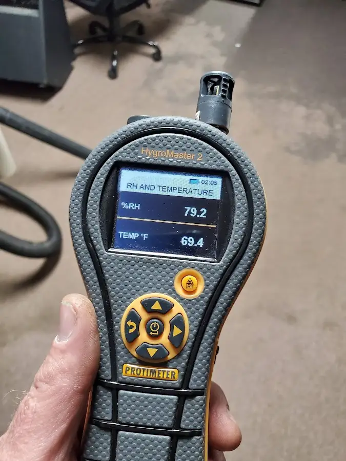 Moisture meter humidity assessment for Mold Remediation & Removal in Riverhead